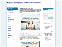 Tablet Screenshot of nigeriannewspapers.us